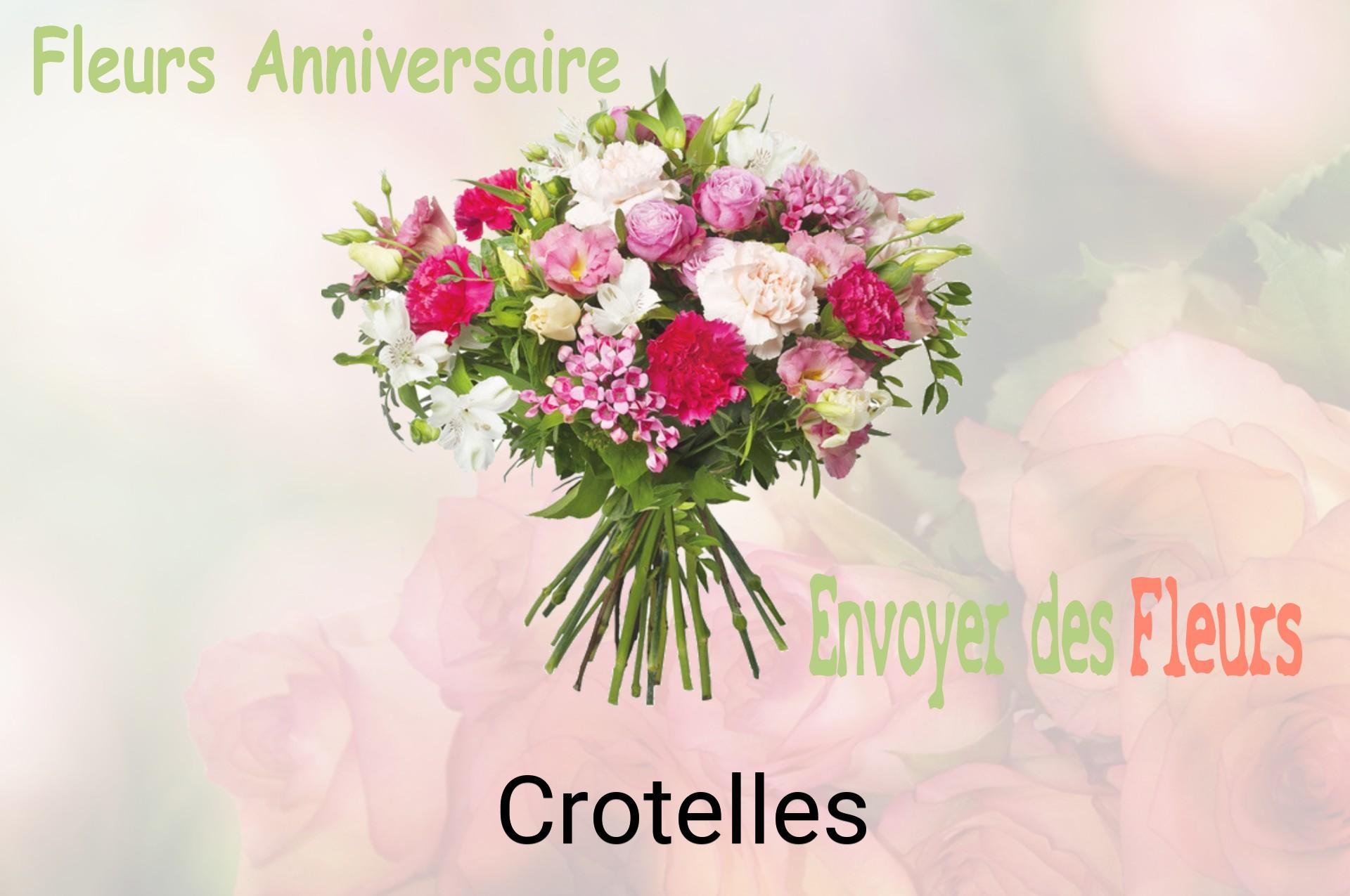 Bouquet de fleurs d’anniversaire livré à Crotelles